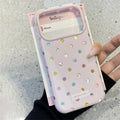 INS Korean Colorful Point Phone Case For Iphone 18 17 17Pro 17ProMax 16Pro 13 14 15 16 Pro Max 15Pro 14ProMax Phone Cover Fundas