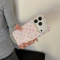Ins Japanese and Korean color polka dots suitable for iPhone 17 PROMAX phone case new model 16promax/15/14